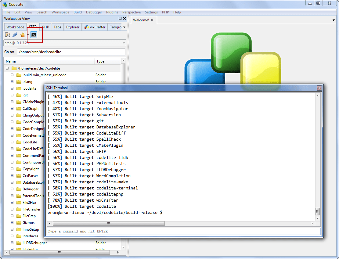 Un IDE (entorno de desarrollo integrado) para C/C++ y otros Banana